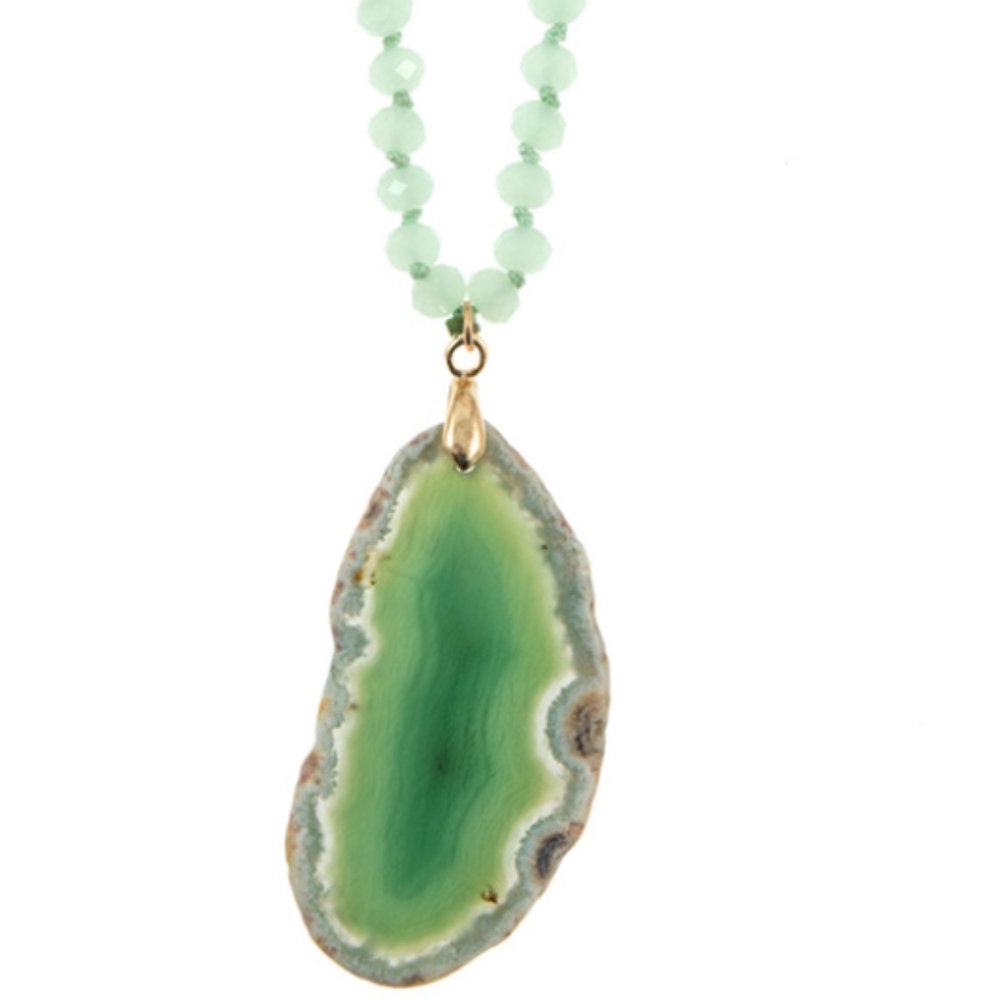 ❗️SALE❗️SALE❗️Geo Stone Pendant Necklace